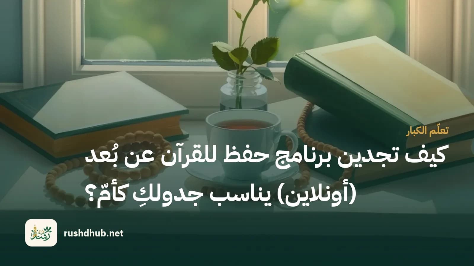 كيف تجدين برنامج حفظ للقرآن عن بُعد (أونلاين) يناسب جدولكِ كأمّ؟